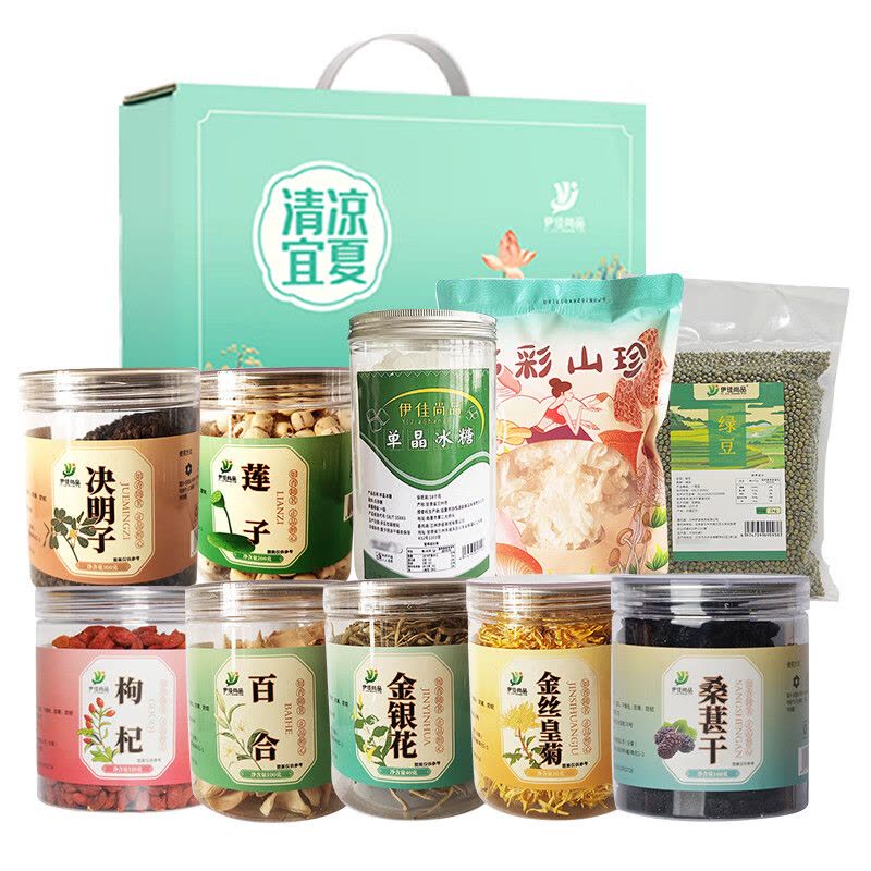 伊佳尚品 清凉一夏花草茶组合礼盒 3030g/盒图片