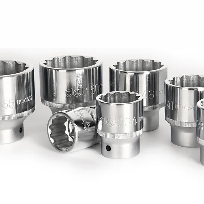 得力工具 DQ4532 32mm 19mm系列十二角重型套筒(单位:)