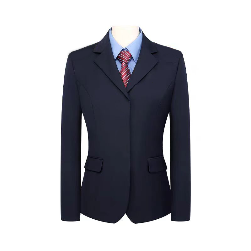 天富星新款商务制服西装工装工作服 春秋 套高清大图