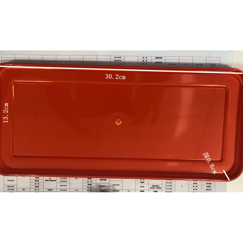 PP可微波餐盒 盖子20.2cm*13.2cm*0.8cm餐盒24.8cm*13cm*5cm(货期20天左右)高清大图