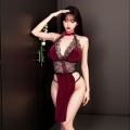 长夜漫漫情趣内衣纯欲性感衣服女睡衣制服qqny蕾丝旗袍诱惑装1829fX