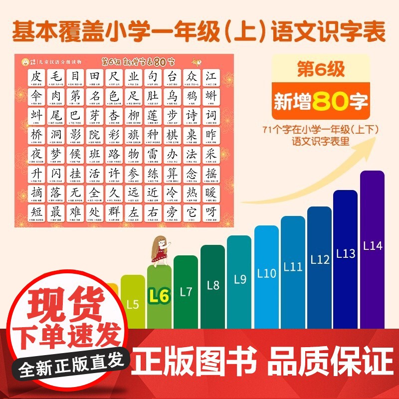 [正版店]小羊上山儿童分级读物1-6级金龟子全套儿童识字书籍3到6岁幼儿园阅读绘本3-8岁幼儿启蒙教材全套启蒙早教图书高清大图