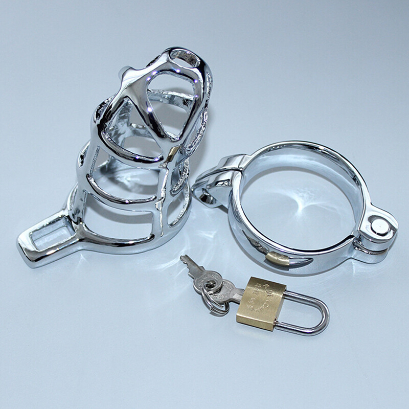 云曼 男用sm道具另类调教器具SM成人情趣用品性玩具阳具锁夫妻床上游戏道具 A款高级金属阳具锁内径约5cm高清大图