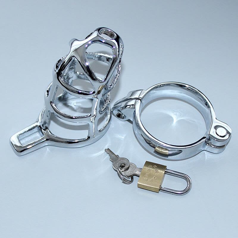 云曼 男用sm道具另类调教器具SM成人情趣用品性玩具阳具锁夫妻床上游戏道具 A款高级金属阳具锁内径约5cm图片