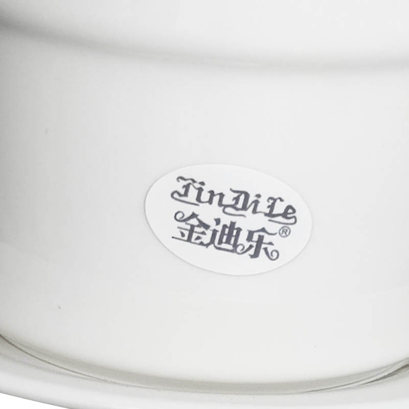 金迪乐陶瓷带盖汤碗陶瓷炖盅炖汤盅4英寸10*8.8cm/个高清大图