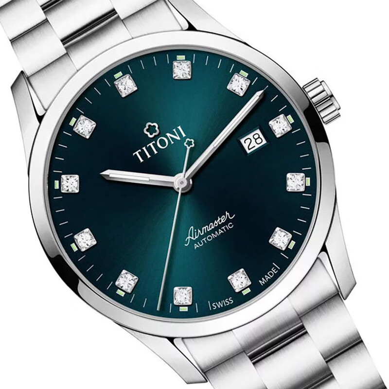 梅花瑞士手表空中霸王系列机械钢带男士腕表83743s682送男友