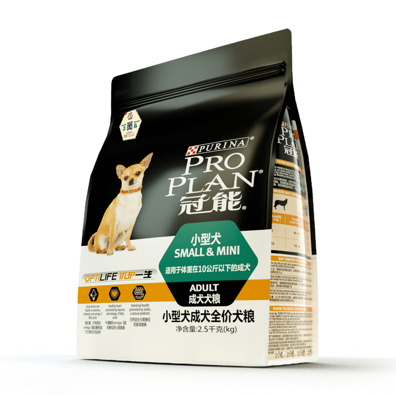 冠能小型犬成犬2.5kg冠能狗粮小型犬成犬泰迪贵宾比熊法斗吉娃娃雪纳瑞通用狗粮