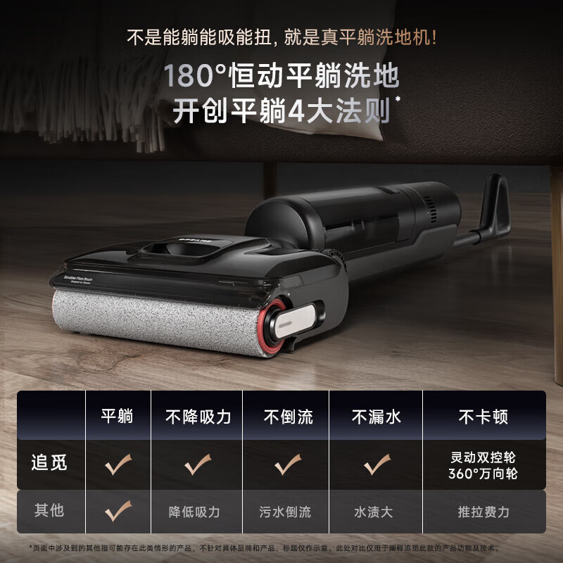追觅洗地机T40 Turbo黑色高清大图