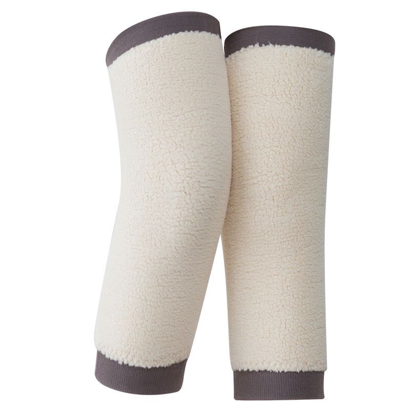 护膝保暖老寒腿护腿男女士不下滑不扎人冬季加绒加厚棉护膝羊羔绒烈珺