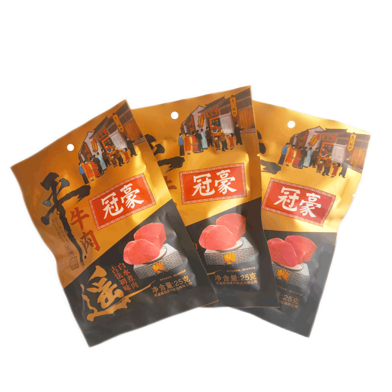 平遥牛肉一口香25gX2袋袋装冠豪 便携代餐轻脂 山西特产 开袋即食高清大图