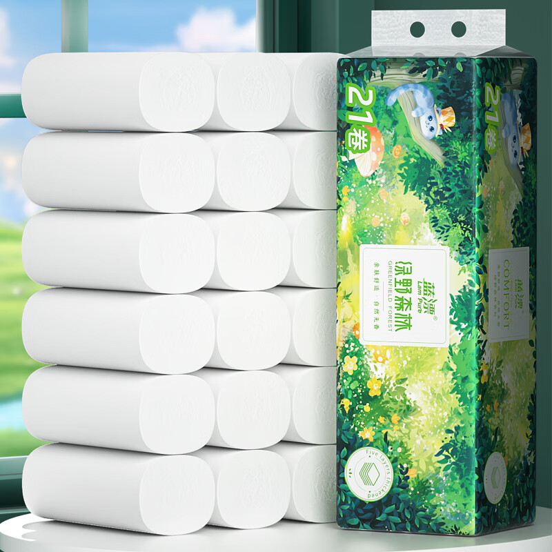 蓝漂 LP-42892白色扁卷21卷/提