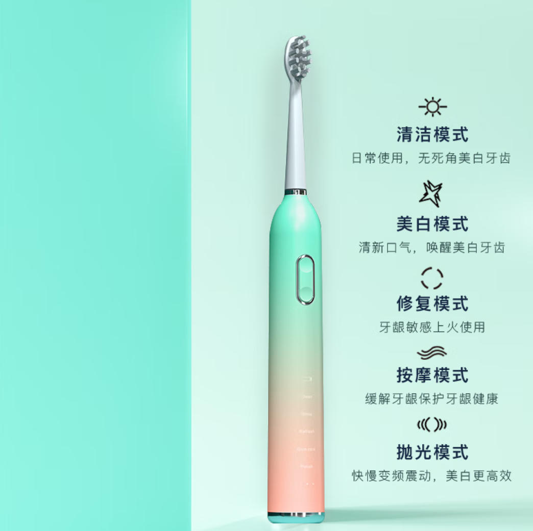 米狗MEEEGOU电动牙刷套装 MX609高清大图