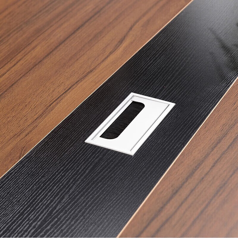 鑫金虎 会议桌长桌洽谈培训桌组职员办公桌 3.5*1.4米会议桌(不含椅)高清大图
