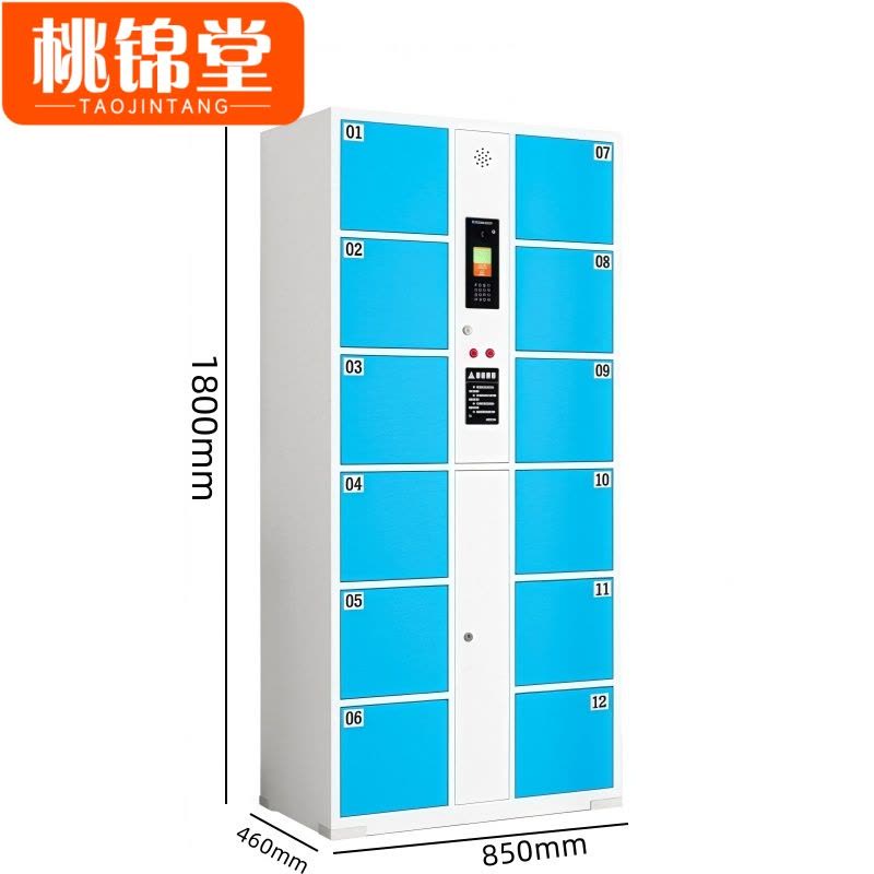 桃锦堂存包柜图片