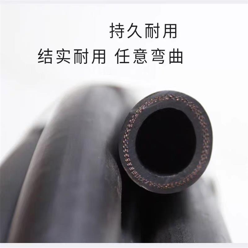中锦科技 黑色光面夹布胶管输水管 内径13mm 3层线 米高清大图