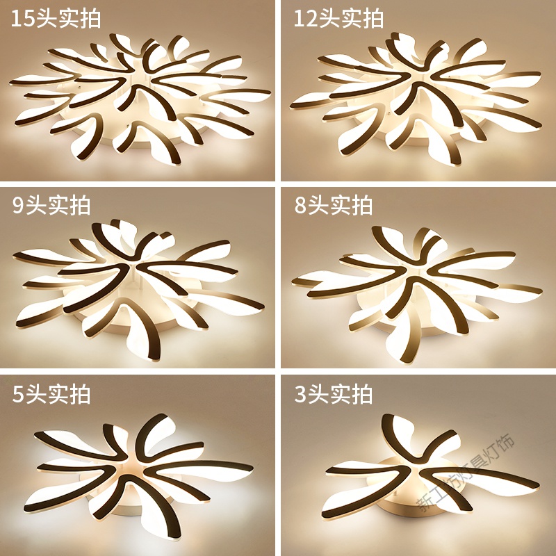 苏宁放心购 客厅灯2020年新款简约大气家用led创意北欧后现代卧室吸顶灯灯具高清大图