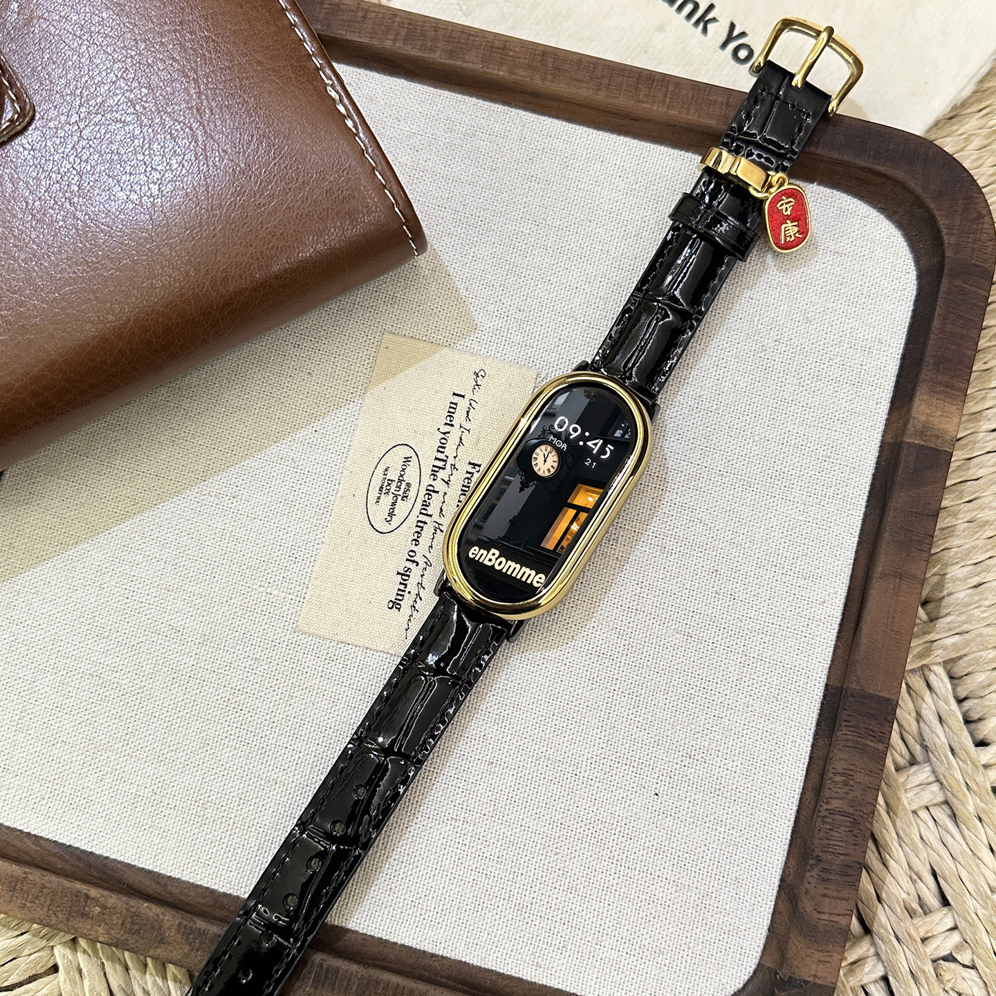 适用小天才电话手表表带Z10/Z9可爱挂脖Z11新款Z8Z7S保护套3139B 黑金 10陶