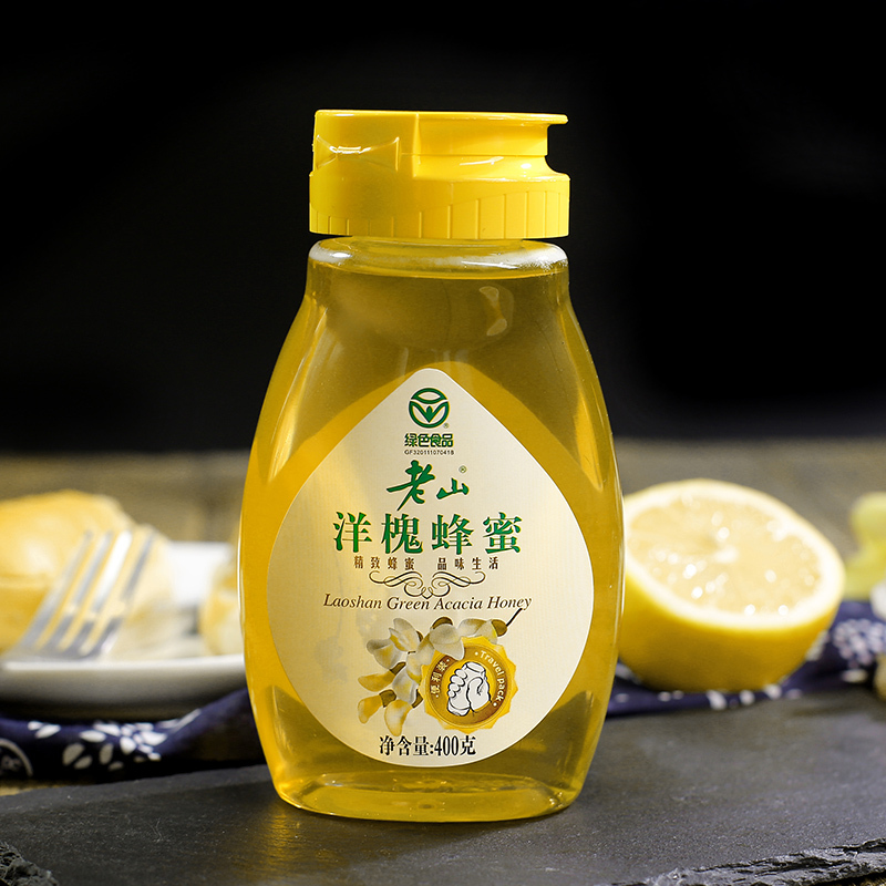 A级绿色食品老山槐花蜂蜜400克/瓶