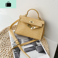 凯丽包小包包女包新款2020百搭手提包时尚洋气韩版单肩包潮斜挎包NEWLAKE 大号柠檬黄