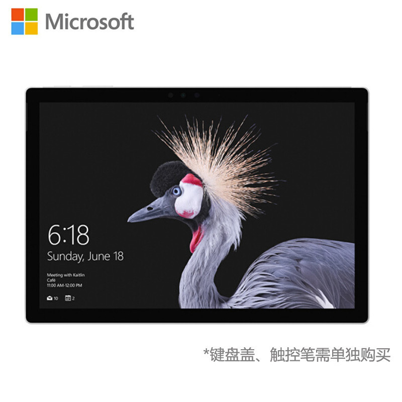 微软（Microsoft）新Surface Pro 平板电脑 专业版12.3英寸（I5 8G内存 256G 铁路）