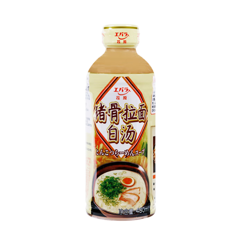 猪骨拉面白汤480ml*1瓶高清大图
