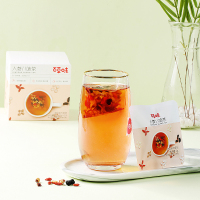百草味 人参八味茶50g 黄精玛卡红枣枸杞组合茶五宝八宝茶满满