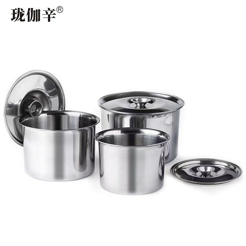 珑伽辛 特厚不锈钢无磁味盅 18cm/个高清大图