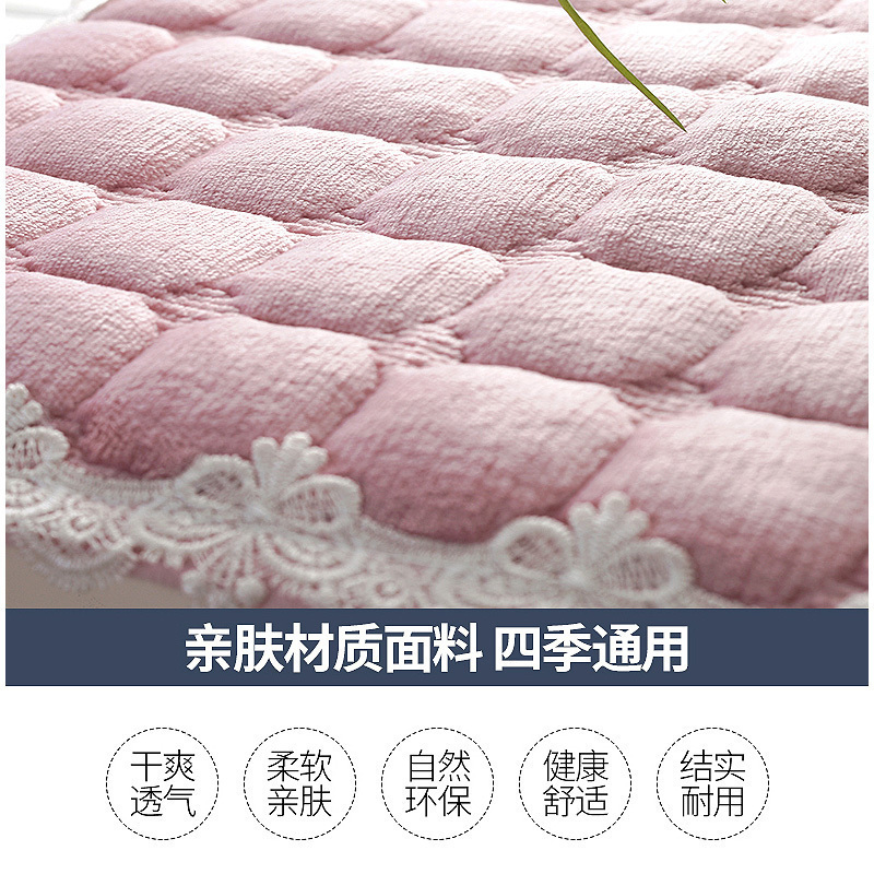 美帮汇盖巾布艺小方巾蕾丝冰箱罩遮尘卧室多用盖巾