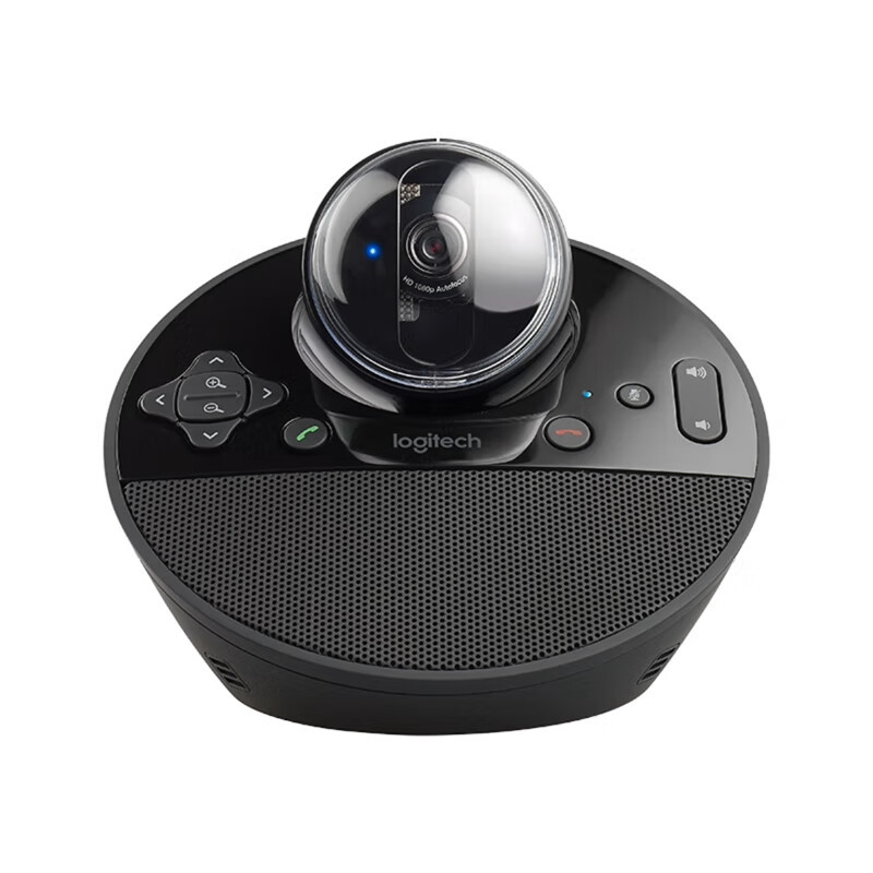 罗技(Logitech)BCC950高清商务网络摄像头 会议视频摄像头 直播摄像头 1080P 遥控摄像头