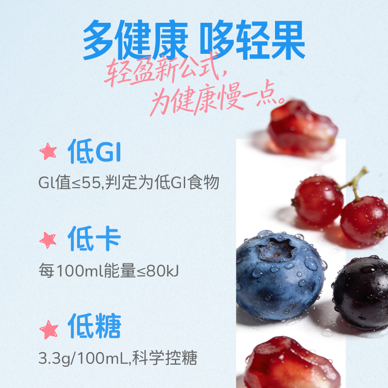 哆轻果蔓越莓石榴复合果汁饮料500ml*15高清大图