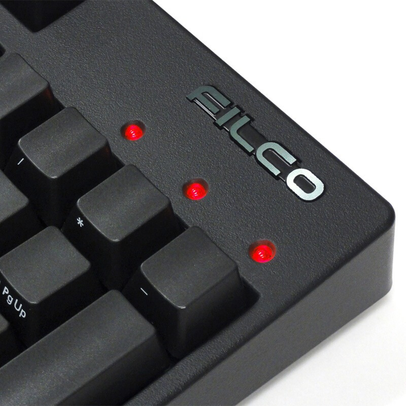 斐尔可(Filco) FKBN104MRL/EFB2(104忍者圣手二代)有线机械键盘 黑色红轴