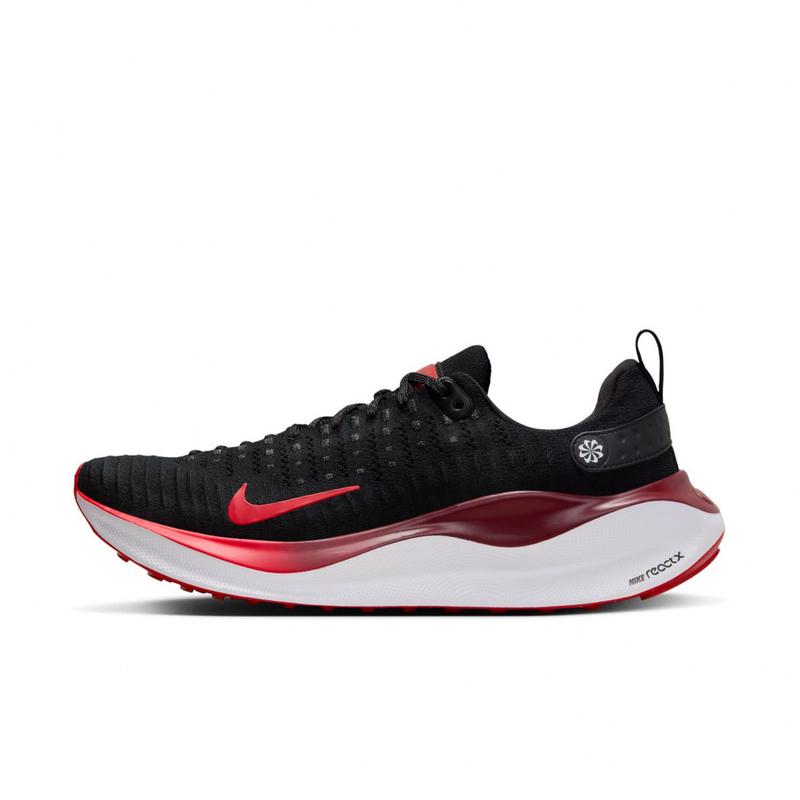 耐克(NIKE)男士跑步鞋缓震回弹环保升级ReactX泡沫黑红撞色2024新
