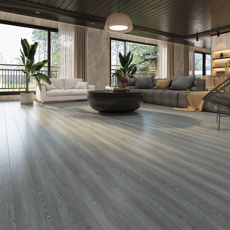 三层地板复合木地板15mm家用轻奢原木e0北欧灰色多层地暖专用定制