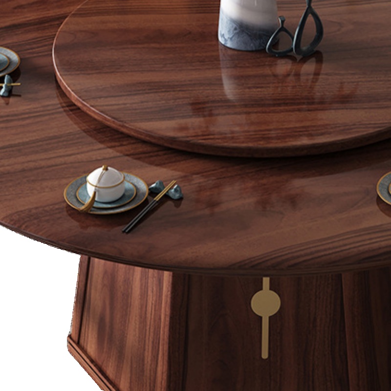 演发 实木餐桌1.3m 张高清大图