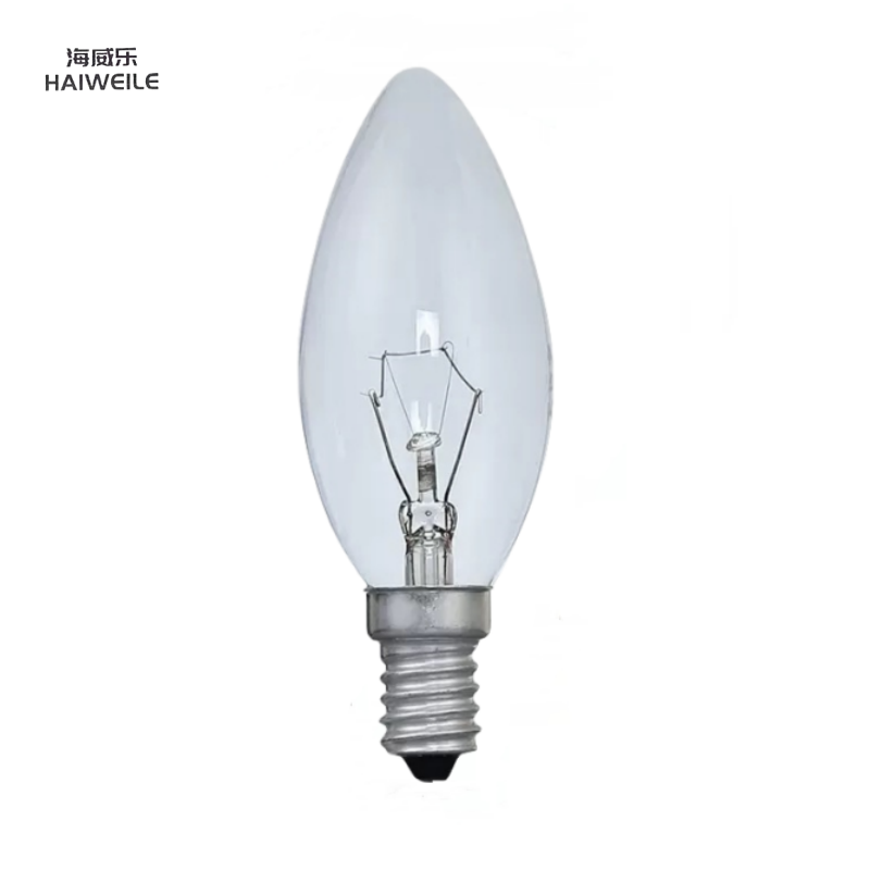 海威乐(HAIWEILE) HWL-DDG005 25w 3000k 螺口式 E14 透明尖泡 (计价单位:个) 银色