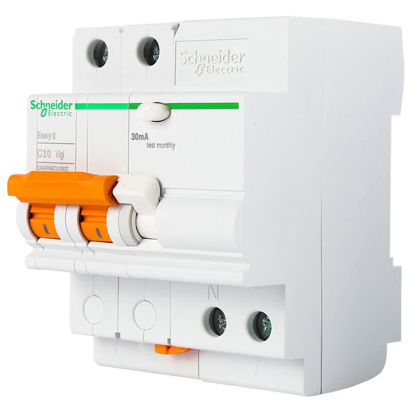 施耐德电气 EA9R 2P C25A/30mA/AC类 漏电保护断路器