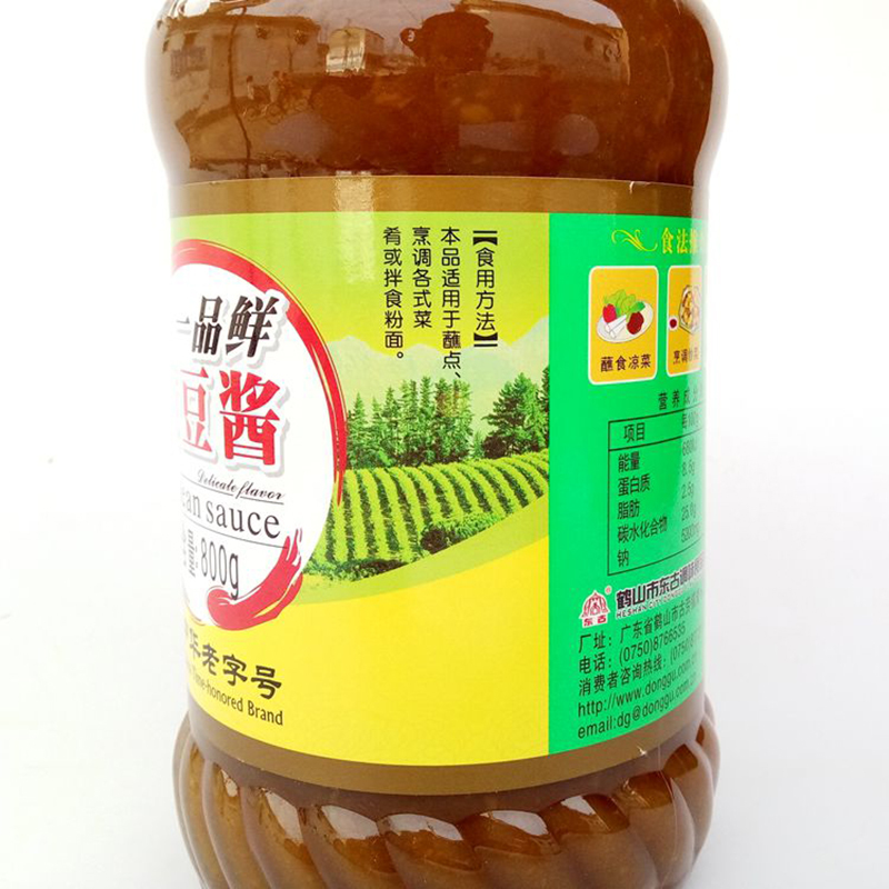东古一品鲜黄豆酱800g