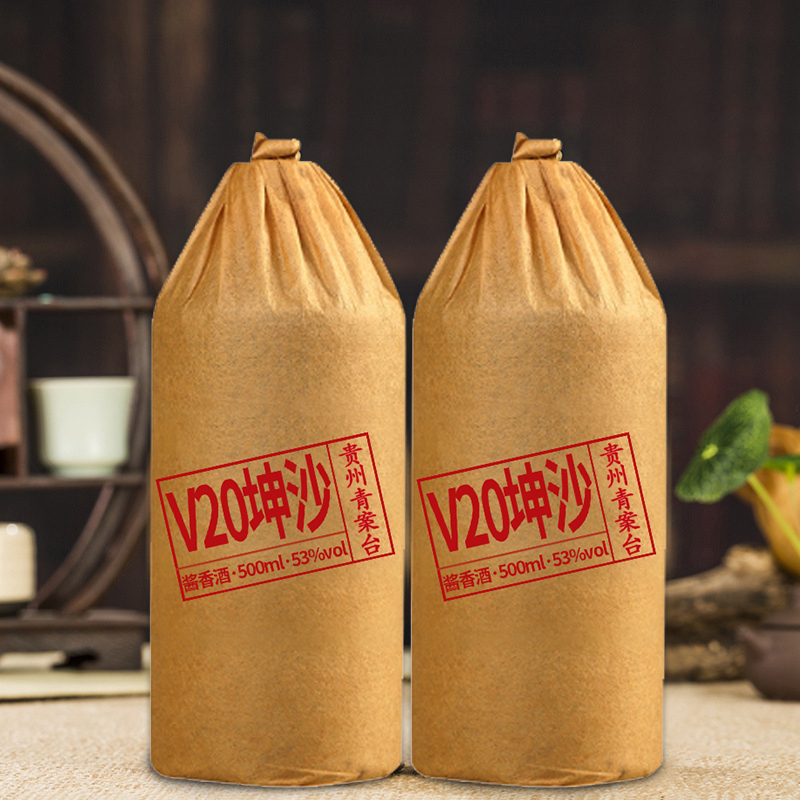 贵州源产坤沙6瓶白酒整箱纯粮食酒酱香型53度500ml