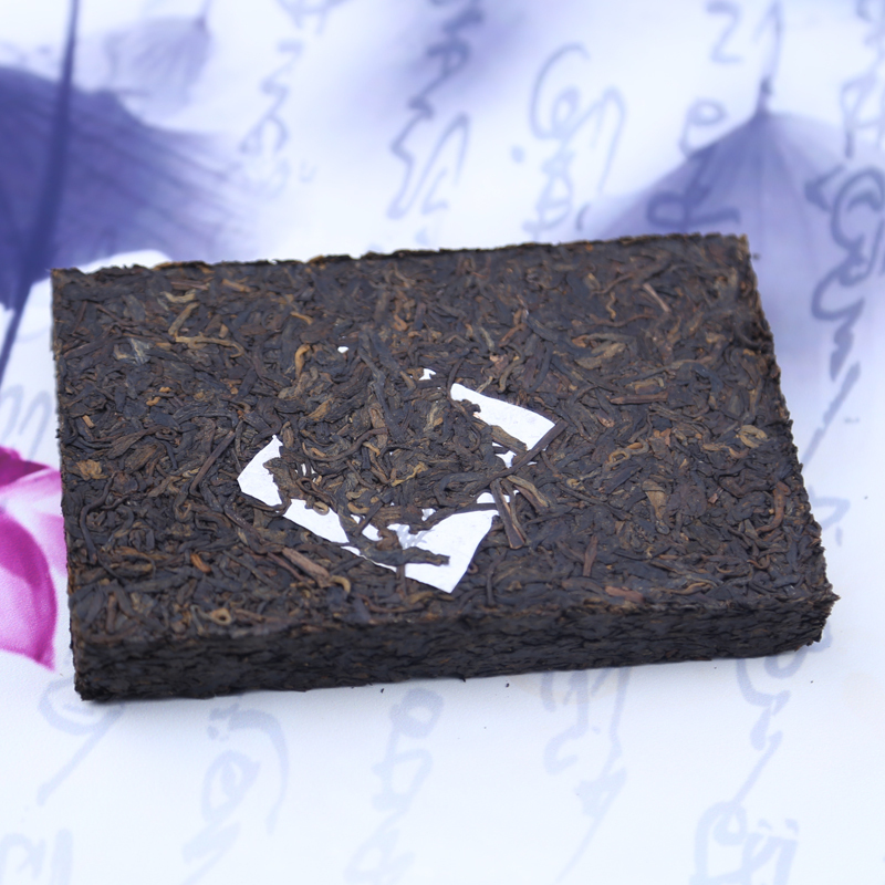 [买2送1同款+赠定制茶针]南国公主勐海普洱茶砖茶普洱熟茶茶叶云南普尔茗茶250克南國公主
