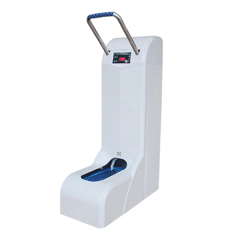 申江 物业智能全自动鞋套机商用无线一次性鞋膜机 XSKS100 玉白色 插电型高清大图