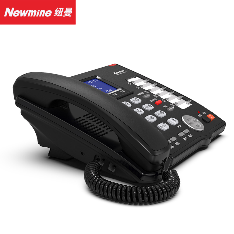 纽曼 (Newmine) HL2008TSD-998(R) 桌面录音电话大屏中文菜单来电显示轻松管理高清大图