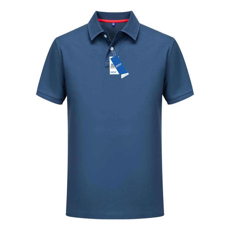 安居先森9961钻石80支抗皱透气立体舒适全棉polo衫男款 雾蓝色 s-3xl