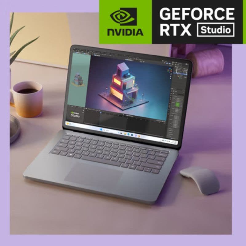 微软Surface Laptop Studio2 14.4英寸 笔记本电脑 亮铂金 可拉动触控屏 13代i7 16G 512G RTX4050图片