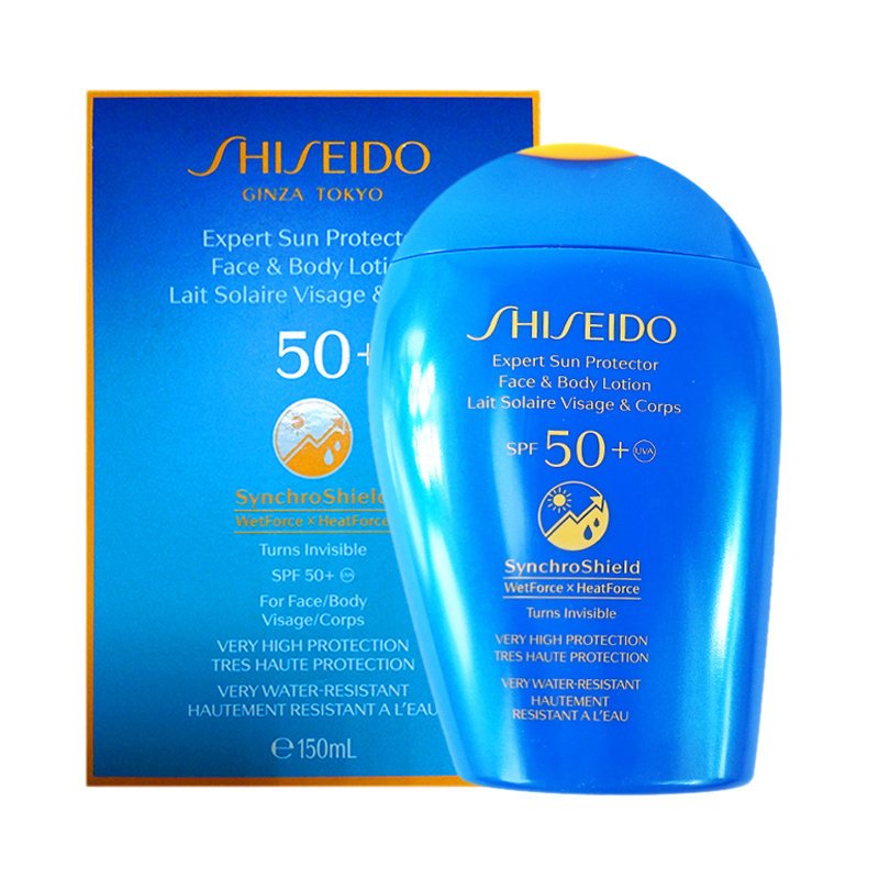 资生堂 Shiseido 防晒隔离shiseido 资生堂蓝胖子150ml 新艳阳夏臻效水动力防晒霜spf50 Pa 卓效防晒 价格图片品牌报价 苏宁易购hipretty美妆海外专营店
