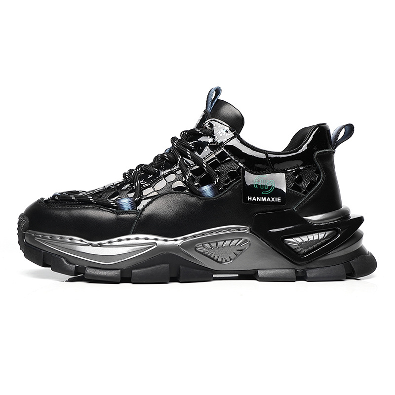 策霸CEBA男士高帮鞋透气耐磨防滑户外运动鞋轻便舒适缓震设计高清大图