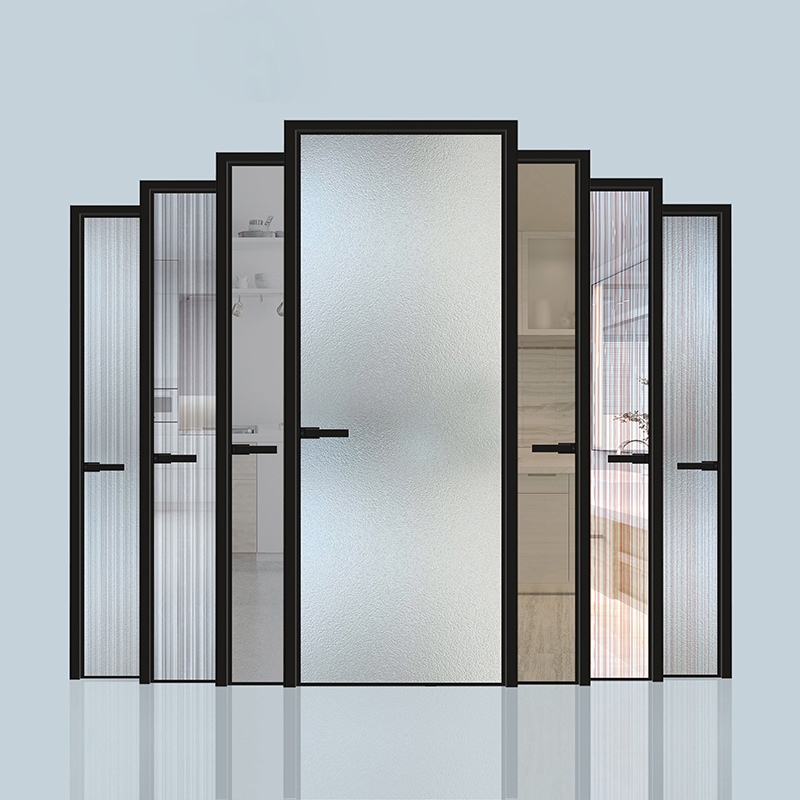 锦上宅 卫生间门玻璃门厕所门厨房门洗手间门16极简窄边平开门 定金