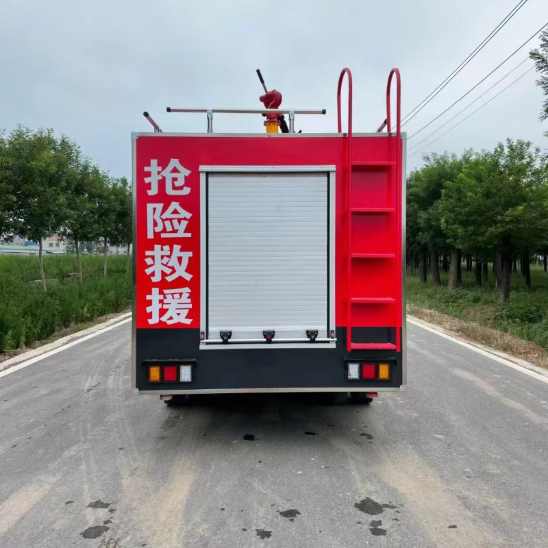 闪马消防车六轮全封闭物业小区社区治安保厂区城管消防车