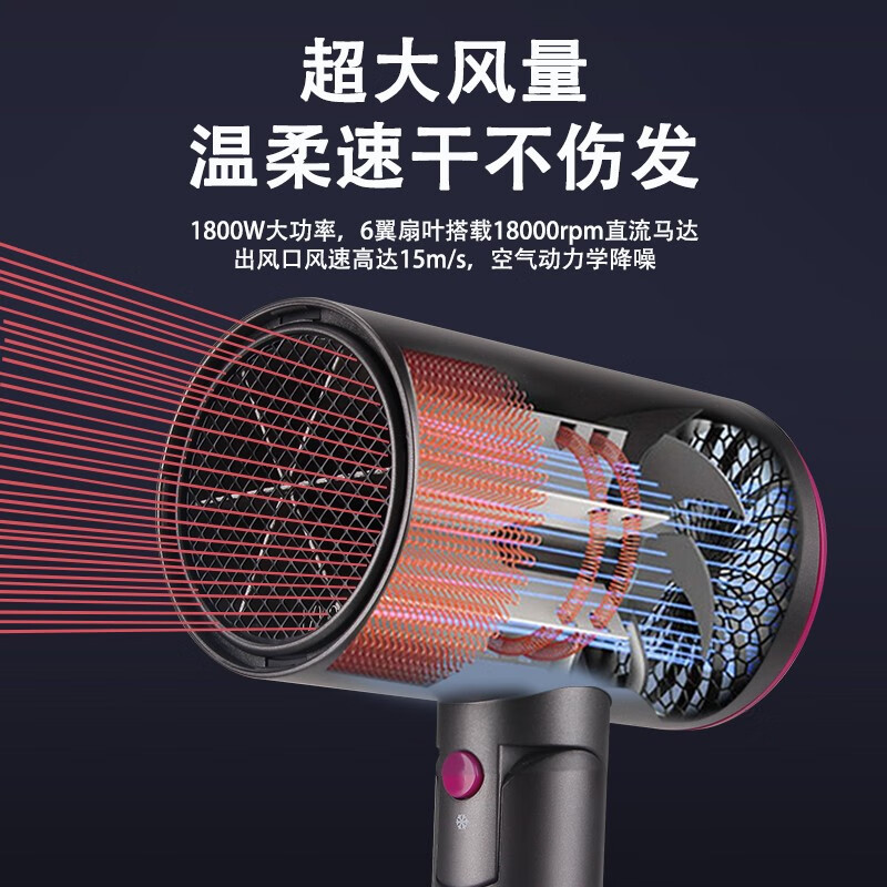 荣事达折叠电吹风RC-180F
