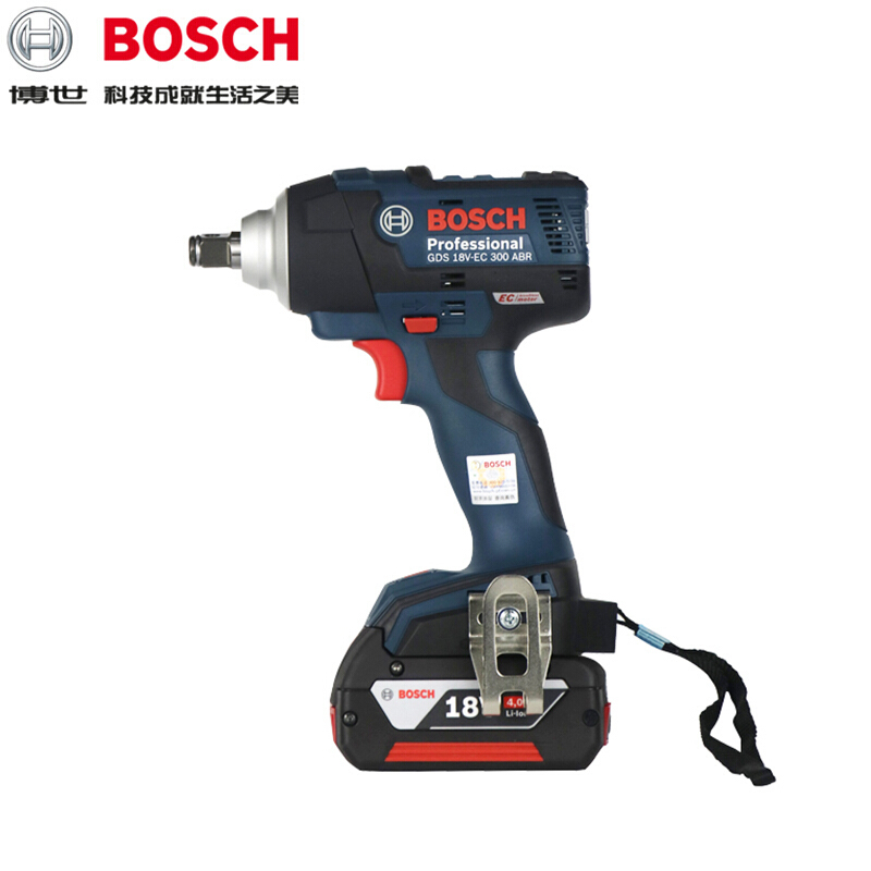 【苏宁自营】博世（BOSCH）电动扳手GDS18V-EC300锂电冲击扳手无刷充电扳手电动工具