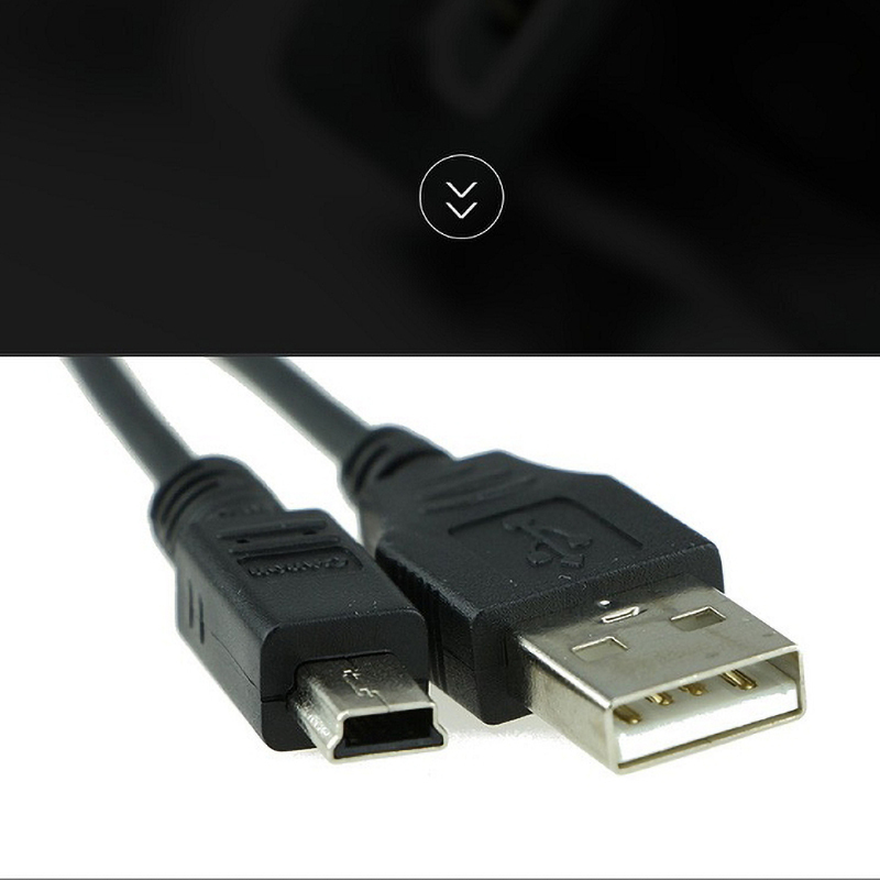 晶华适配佳能原装数据线佳能数码相机单反微单摄像机t型口通用